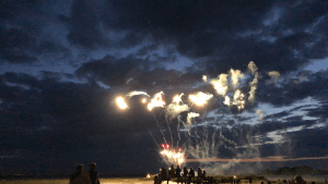 Feuerwerk und Show am Strand von Makkum 2019 21