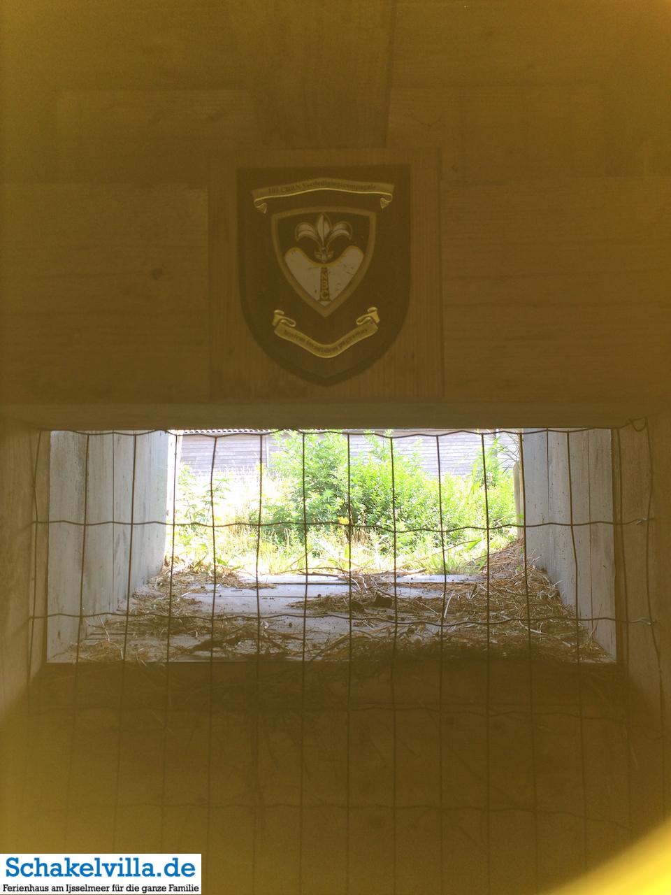 Kazemattenmuseum Kornwerderzand 3 Blick aus einem Bunker im Kazemattenmuseum am Abschlussdeich