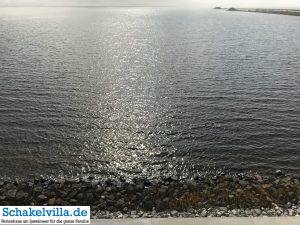 Afsluitdijk Wadden-Center 6 Das IJsselmeer vom Wadden Center am Abschlussdeich - Schakelvilla Ferienhaus für Familien am IJsselmeer in Makkum