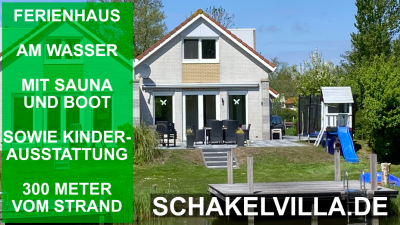 Neues Ferienhausvideo 1 familienfreundliches Ferienhaus Schakelvilla in Makkum am IJsselmeer