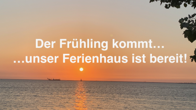 Der Frühling kommt...unser Ferienhaus ist bereit - Schakelvilla - Feriemnhaus mit Sauna und Ruderboot am IJsselmeer in den Niederlanden