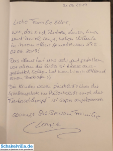 Gästebuch 48 Gästebuch 01062019 - Schakelvilla - Ferienhaus mit Sauna und Ruderboot am IJsselmeer