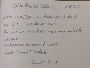 Gästebuch 54 20211001 Gästebuch Herbst 2021 - Ferienhaus Schakelvilla mit Sauna in Makkum am IJsselmeer