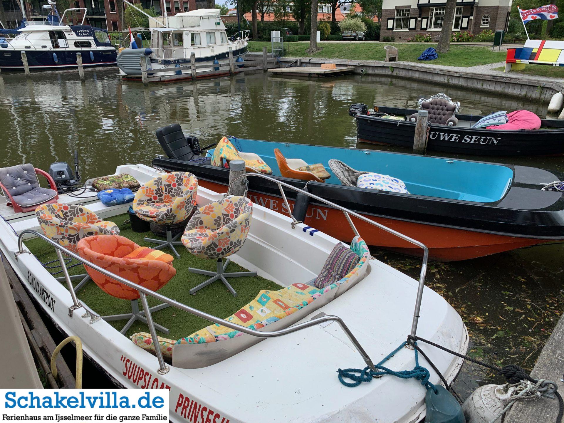 Bootsrundfahrt Harlingen - Schakelvilla Ferienhaus mit Sauna in Makkum am IJsselmeer