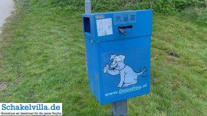 DepoDog-Hundekotbeutel 4 DepoDog überall - Hundekotbeutel und Mülleimer - Schakelvilla familienfreundliches Ferienhaus mit Sauna und Ruderboot in Makkum am IJsselmeer