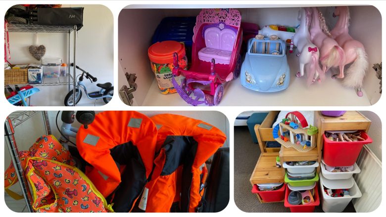 Kinderspielsachen und Kinderfreizeitausstattung im familenfreundlichen Ferienhaus Schakelvilla mit Sauna und Ruderboot in Makkum am IJsselmeer