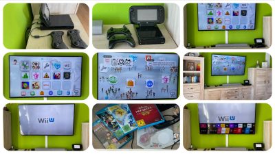 WiiU Spielekonsole 1 WiiU Spielekonsole mit Gamepad und zwei Controllern - Spielkonsole im familienfreundlichen Ferienhaus schakelvilla mit Sauna und Ruderboot am Wasser in Makkum am IJsselmeer