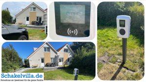 Last-Minute-Angebot Mai 4 Ladestation mit bis zu 22 kW für E-Autos am Ferienhaus Schakelvilla in Makkum am IJsselmeer