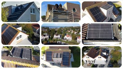 10400 Watt Peak PV-Anlage mit 26 Titan Modulen von Risen und Enphase Wechselrichter - nachhaltiges Ferienhaus Schakelvilla