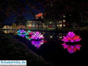 Lillies in Sneek - Luna Festival Waterstad Plattegrond Sneek - Ferienhaus Schakelvilla in Makkum am IJsselmeer