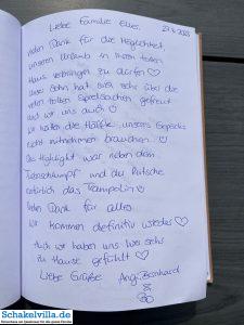 Gästebuch 66 20230427 Gästebuch - Schakelvilla Ferienhaus mit Sauna und Ruderboot am IJsselmeer