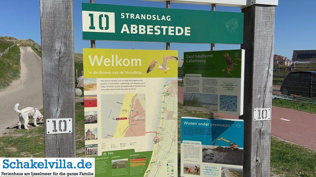 Callantsoog - Nordholland 7 Strandslag Abbestede - Callantsoog - Ausflugstipp Ferienhaus Schakelvilla mit Ruderboot und Sauna in Makkum am IJsselmeer