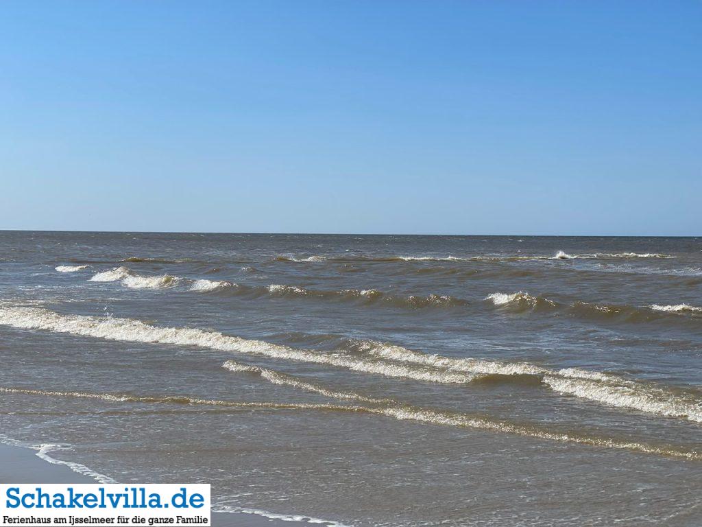 Callantsoog - Nordholland 23 Wellengang - Callantsoog - Ausflugstipp Ferienhaus Schakelvilla mit Ruderboot und Sauna in Makkum am IJsselmeer