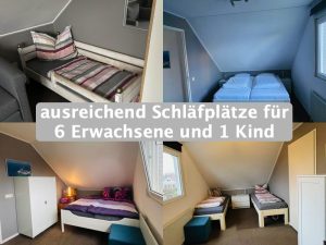 Schlafmöglichkeiten in der Schakelvilla Ferienhaus in Makkum am IJsselmeer