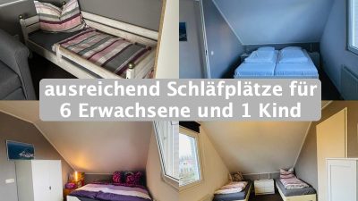 Schlafmöglichkeiten in der Schakelvilla Ferienhaus in Makkum am IJsselmeer