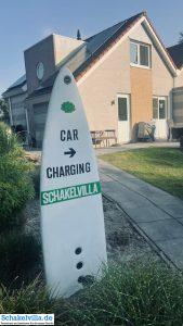 Ladestation mit bis zu 11 kW für E-Autos am Ferienhaus 4 Car Charging Schakelvilla direkt am Ferienhaus in Makkum am IJsselmeer