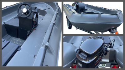 Whaly 370 1 Motorboot Whaly 370 mit Parsun 9,8 PS Außenborder - Ferienhaus Schakelvilla in Makkum am IJsselmeer