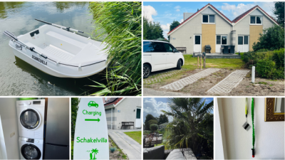 Neuerungen 2025 am Ferienhaus Schakelvilla mit Ruderboot und Sauna