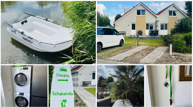 Neuerungen 2025 am Ferienhaus Schakelvilla mit Ruderboot und Sauna
