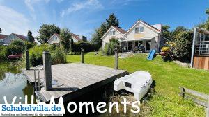 Totale Ferienhaus Schakelvilla mit Ruderboot und Sauna