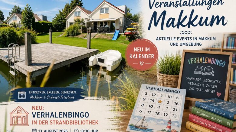 Veranstaltungen Makkum - Verhalenbingo in der Strandbibliothek