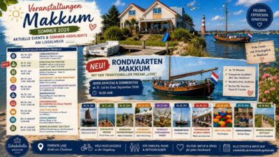Veranstaltungen Makkum: Rondvaarten Makkum – Sommer-Highlights 2026 2