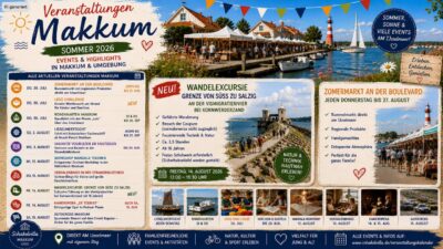 Veranstaltungen Makkum: Wandelexcursie & Zomermarkt – Sommer 2026 1