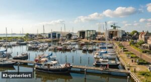 Buitenhaven Makkum – Außenhafen am IJsselmeer mit Superyachten und Werft