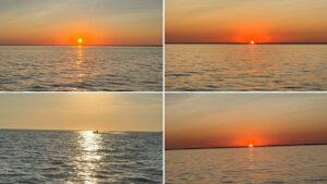 Sonnenuntergang in Makkum – Collage mit Stimmungsbildern am IJsselmeer