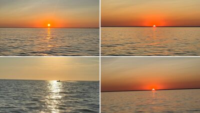 Sonnenuntergang in Makkum – Collage mit Stimmungsbildern am IJsselmeer