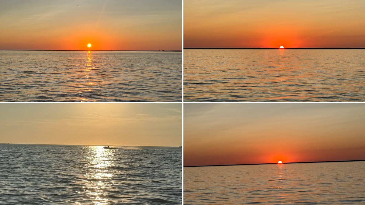 Sonnenuntergang in Makkum – Abendstimmung am IJsselmeer-Strand