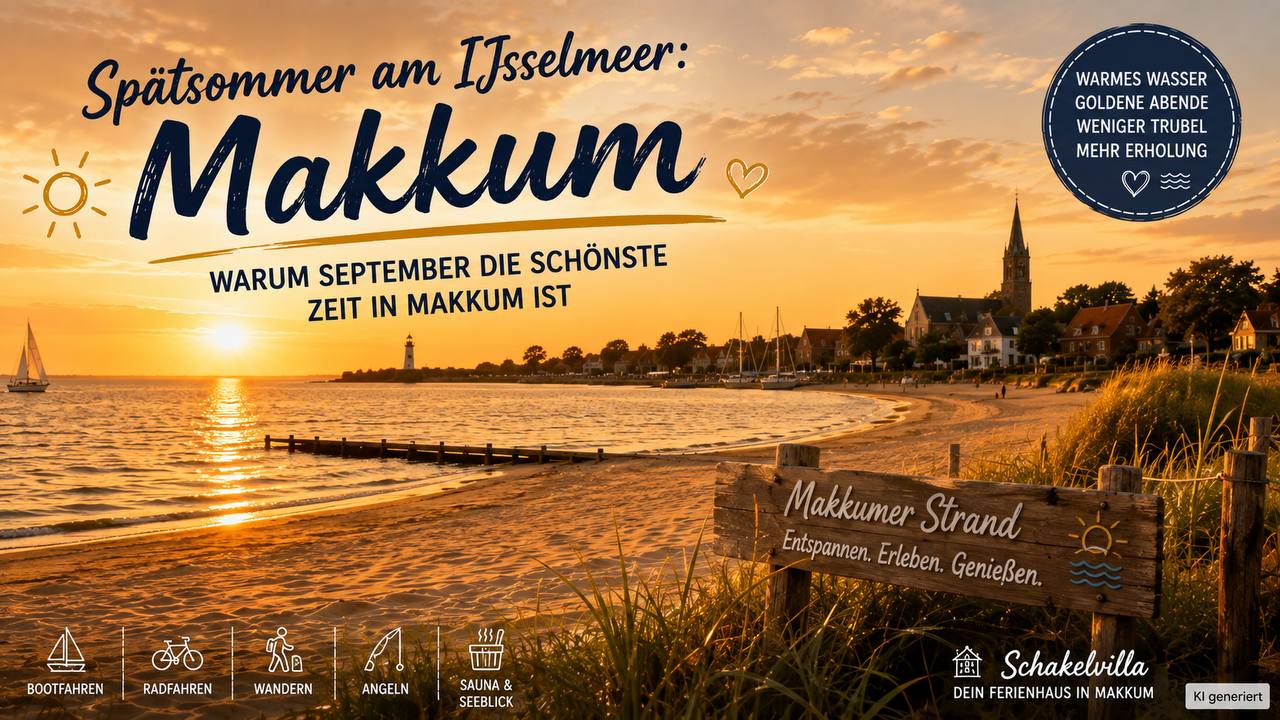Spätsommer am IJsselmeer: Warum September die schönste Zeit in Makkum ist