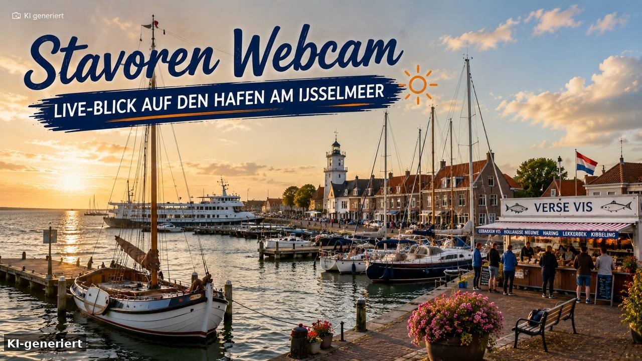 Stavoren Webcam – Live-Blick auf den Hafen am IJsselmeer