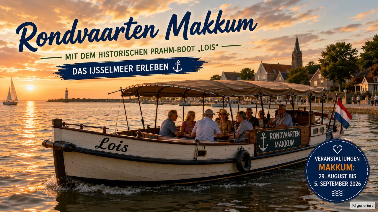 Veranstaltungen Makkum: 29. August bis 5. September 2026 – Das ist in eurer Urlaubswoche los