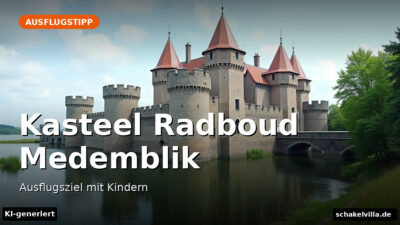 Kasteel Radboud Medemblik – Ausflugsziel mit Kindern (KI-generiert)