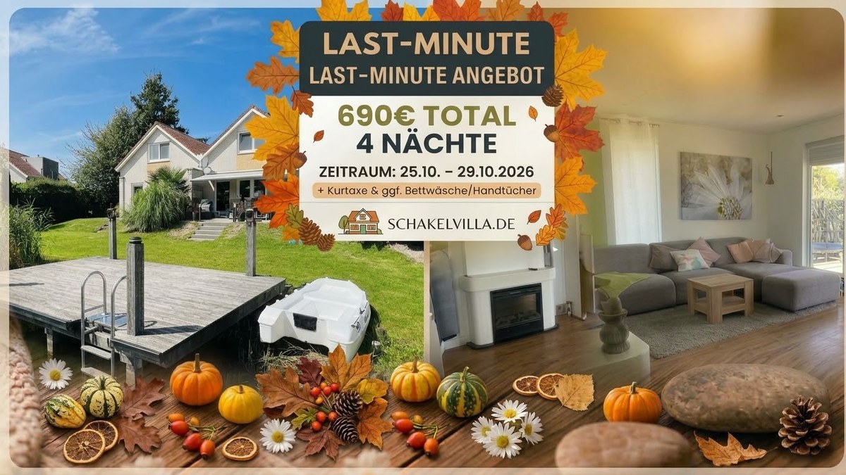 Last Minute Herbstferien: 25.–29.10.2026 für 690 € in Makkum