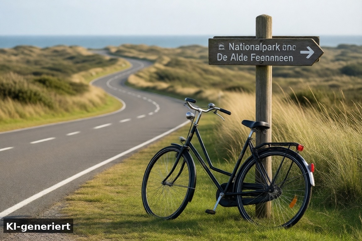 Anfahrt ab Makkum – Nationalpark De Alde Feanen – Natur pur in Friesland (KI-generierte Darstellung)