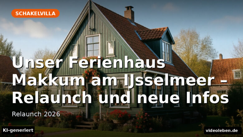 Unser Ferienhaus Makkum am IJsselmeer - relaunchte Website der Schakelvilla