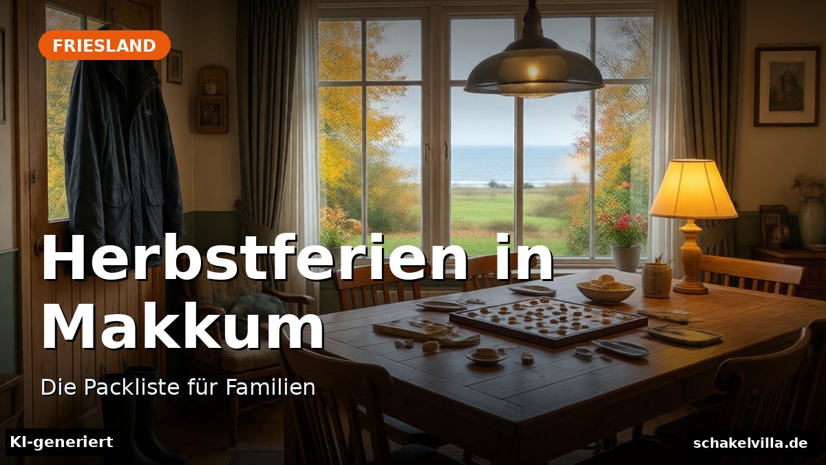 Herbstferien im Ferienhaus in Makkum: Die Packliste für Familien