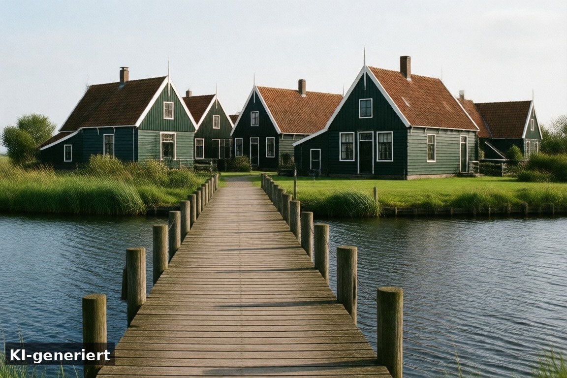 Zu Sehenswertem – Molkwerum – Historischer Stopp am IJsselmeer (KI-generierte Darstellung)