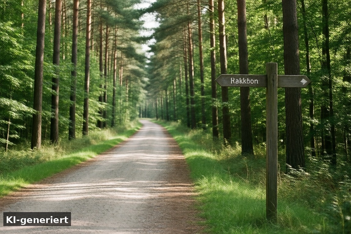 Anfahrt ab Makkum – Rijsterbos – Naturerlebnis und Waldabenteuer in Friesland (KI-generierte Darstellung)