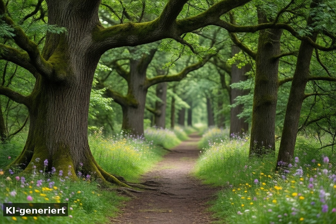 Sehenswürdigkeiten – Rijsterbos – Naturerlebnis und Waldabenteuer in Friesland (KI-generierte Darstellung)