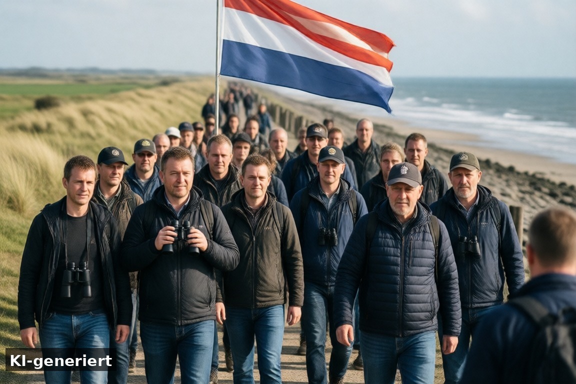 Weitere Highlights im Veranstaltungskalender Makkum – Veranstaltungen Makkum: Wandelexcursie am Abschlussdeich (KI-generierte Darstellung)
