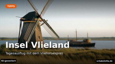 Insel Vlieland – Tagesausflug mit dem Vliehorsexpres – Beitragsbild (KI-generierte Darstellung)
