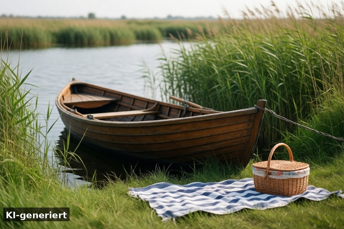 Holland IJsselmeer Urlaub – die schönsten Aktivitäten – IJsselmeer Ferienhaus direkt am Wasser – Urlaub in Holland am IJsselmeer (KI-generierte Darstellung)