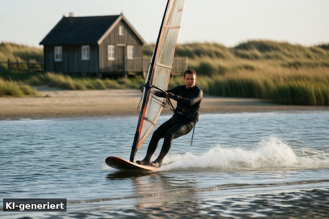 Mehr als Wassersport: Kultur und Natur in Makkum – Veranstaltungen Makkum: Windsurfen & Waddentocht im September (KI-generierte Darstellung)