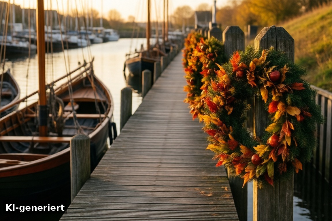 Neue Veranstaltungen Makkum im Herbst 2026 – Veranstaltungen Makkum: Rondvaarten & Handwerken für den Herbst (KI-generierte Darstellung)