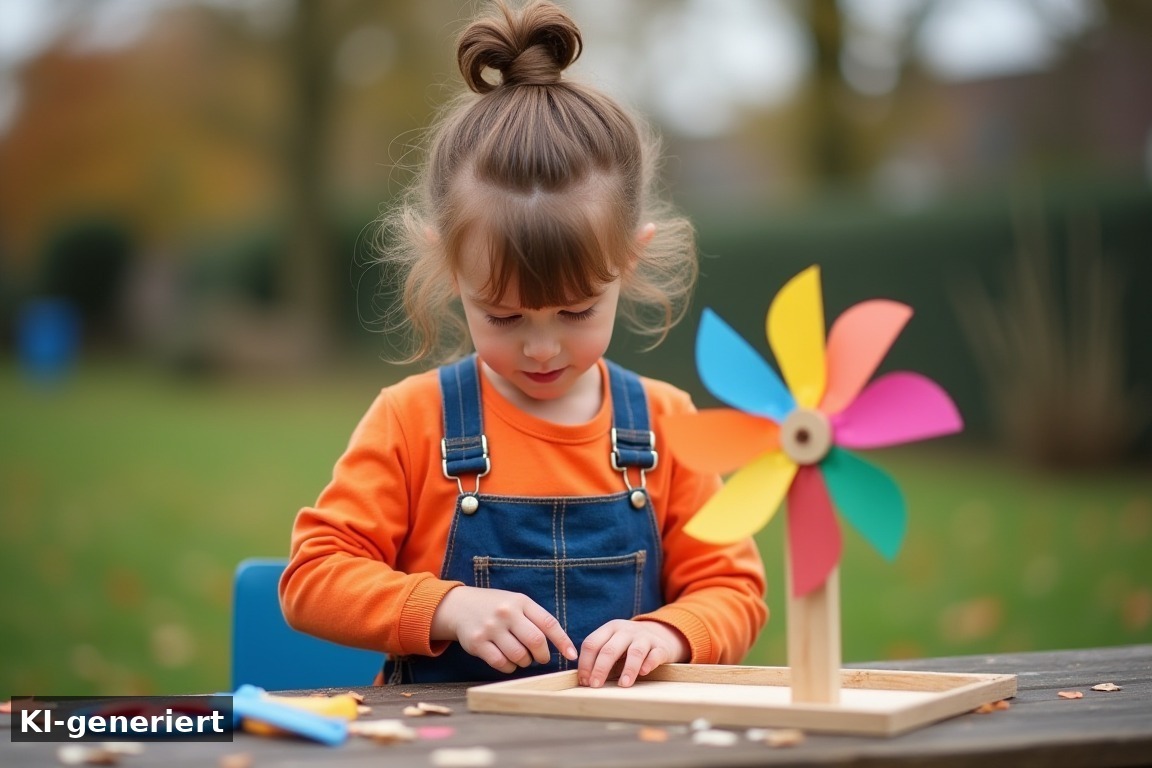 Herbstferien 2026: Basteltag für Kinder am 21. Oktober – Woudagemaal – Ausflugsziel ab Makkum (KI-generierte Darstellung)