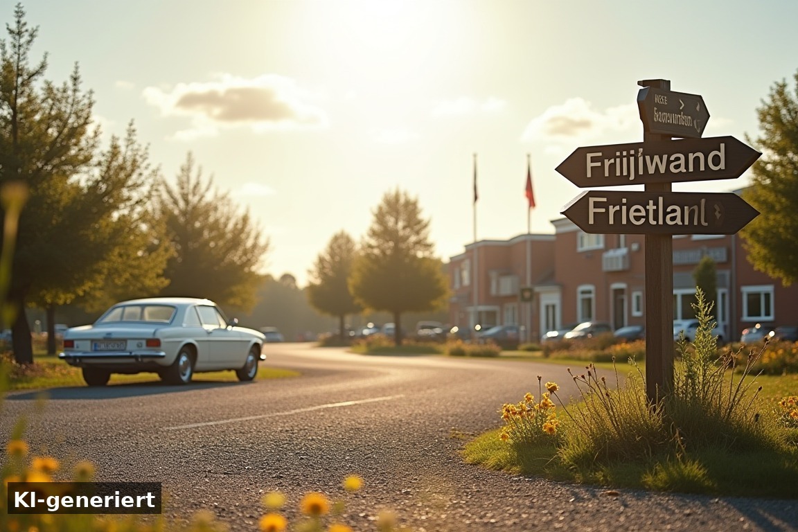 Parken – Oldehove Leeuwarden – Ausflugstipp in Friesland (KI-generierte Darstellung)