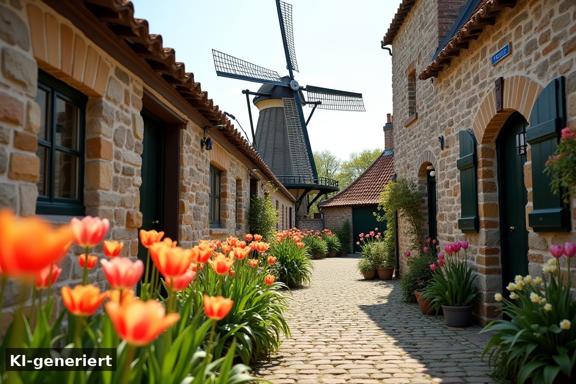 Zu Sehenswertem – Oldehove Leeuwarden – Ausflugstipp in Friesland (KI-generierte Darstellung)